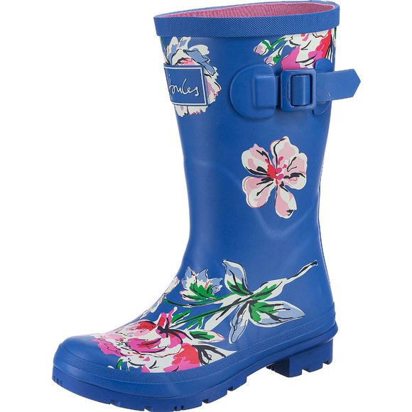 Joules Shoes - Joules Women S Molly Welly Blue Multi Florals